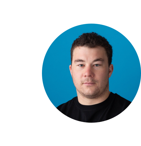 Headshot of Angus Dyer. 